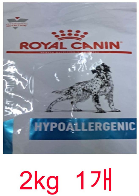 로얄캐닌 독 하이포알러제닉 2kg 강아지 피부질환 알러지 처방사료, 1개, 2g