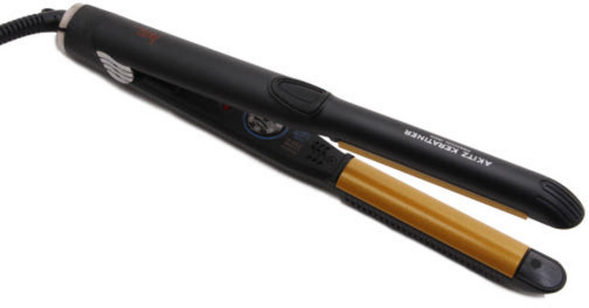 아키즈 볼륨고데기 매직기 탱글한 뿌리 볼륨 전문가용 고데기 최고급케라틴 AT-01V