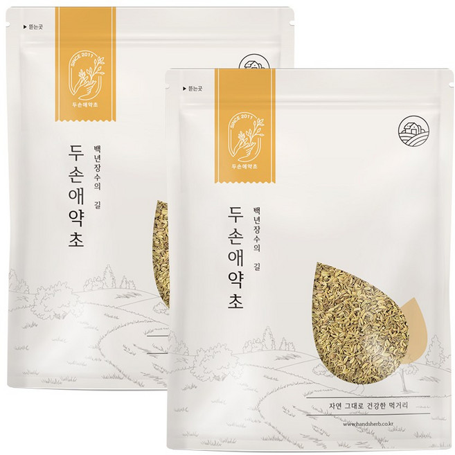 두손애약초 인도산 산미나리씨 회향 산미나리씨앗 차, 500g, 2개