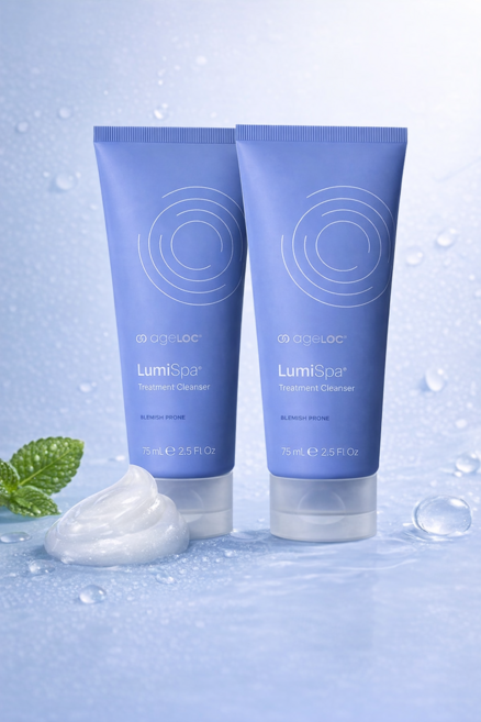 뉴스킨 에이지락 루미스파 트리트먼트 클렌저 아크네 트리오, 2개, 75ml