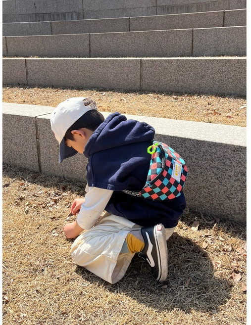 남아힙색 남자어린이힙색 초등학생 핸드폰가방 소풍가방