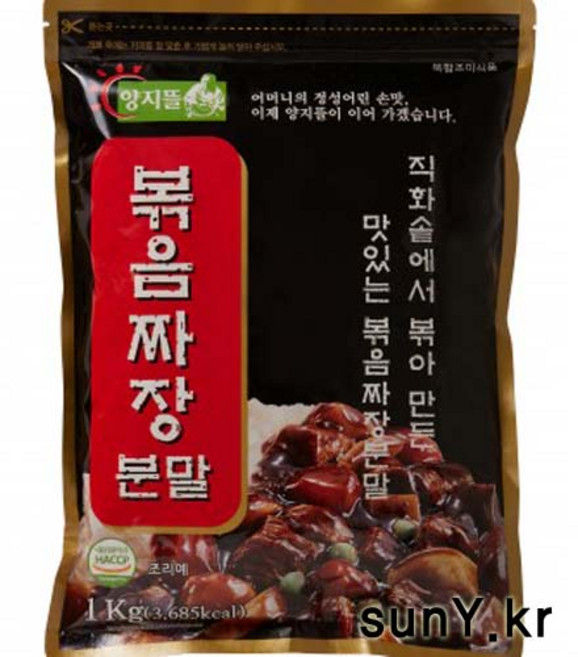 양지뜰 볶음짜장 분말, 1kg, 10개