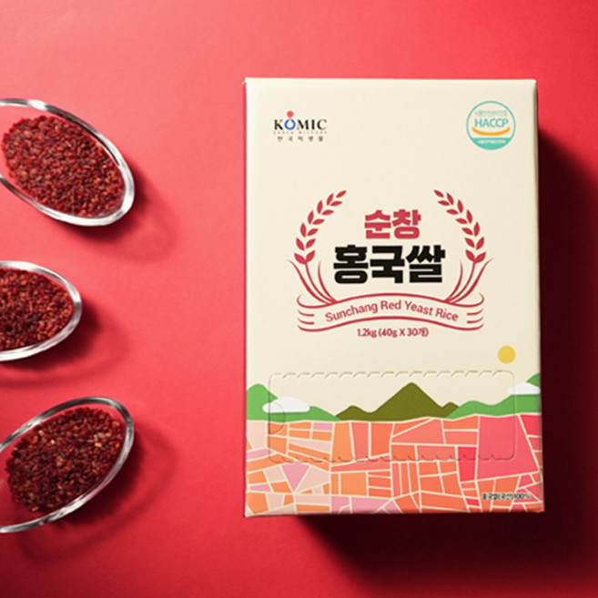 순창 발효쌀 홍국쌀, 1개
