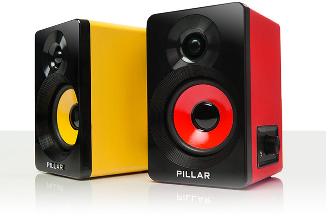 컴소닉 PILLAR 2채널 스피커 PILLAR HS-740 USB, 혼합색상