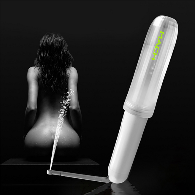 휴대용 소형 비데 여행용 기계식 수동 핸디형 아기 임산부 캠핑, 01.마하휴대용비데, 그린