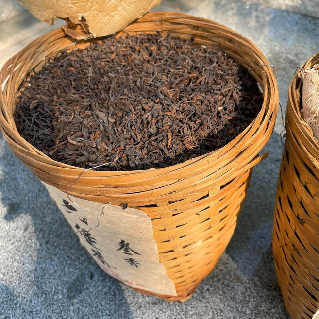 1980년대 광서 오주 육보차 삼향 노미 노육보 흑차 3000g, 1개, 1개입, 3kg