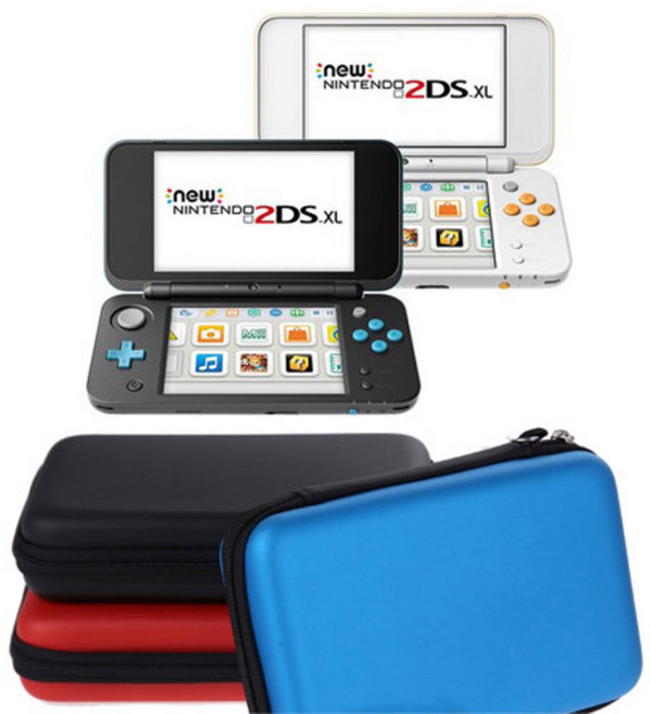 닌텐도 2DS 3DSXL 하드 파우치 에어폼, 1개, 레드