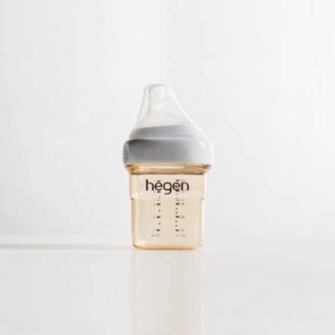 hegen PPSU多功能方圓型寬口奶瓶 (共七款) 台灣總代理原廠正貨 THE BABY 育兒選物店, 1個, 150ml 單入（搭配慢速 1號奶嘴）,沁藍