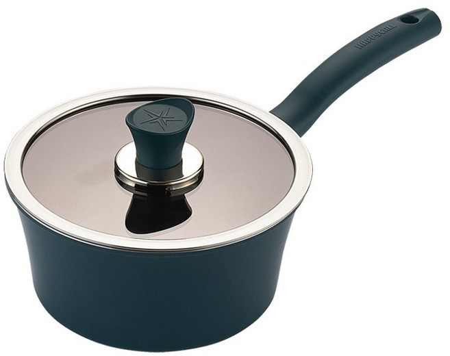 해피콜 인덕션 국산 이든 편수냄비, 18cm, 스투키그린, 1개