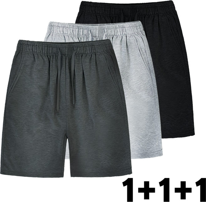 도도미아 데일리 트레이닝 반바지 기본부터 빅사이즈까지 3p