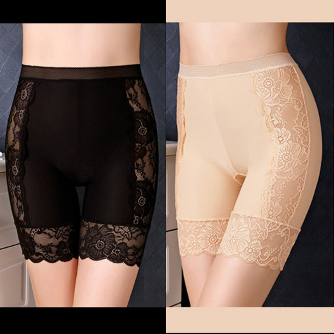 히트앤씨 3929 레이스 속바지 1+1 빅사이즈 하이웨스트 원피스속바지