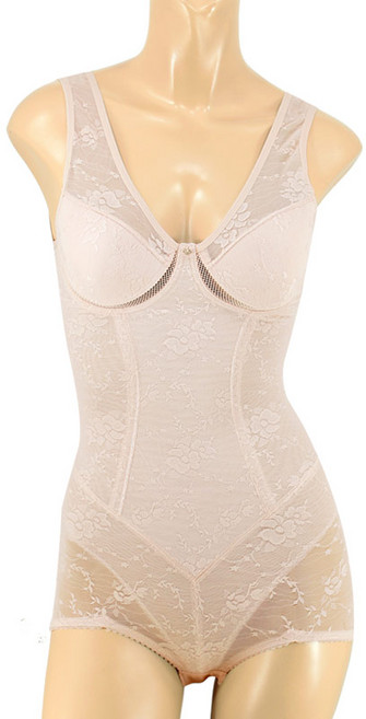 쉬즈언더웨어 인견 몰드올인원 무빙메쉬 와이어 올인원 바디쉐이퍼 보정속옷