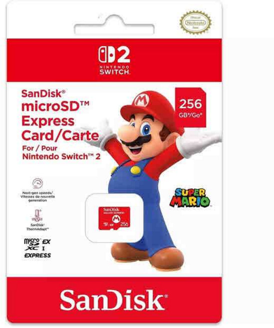 SanDisk microSD Express 256GB 記憶卡 適用於 Nintendo Switch, 1個