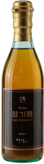 이삭방앗간 45년 전통 저온압착 통참깨 참기름, 1개, 350ml