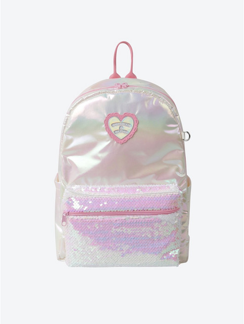 슈펜키즈 여아용 키즈 글리터 라운드 백팩 HPKDZGA24M