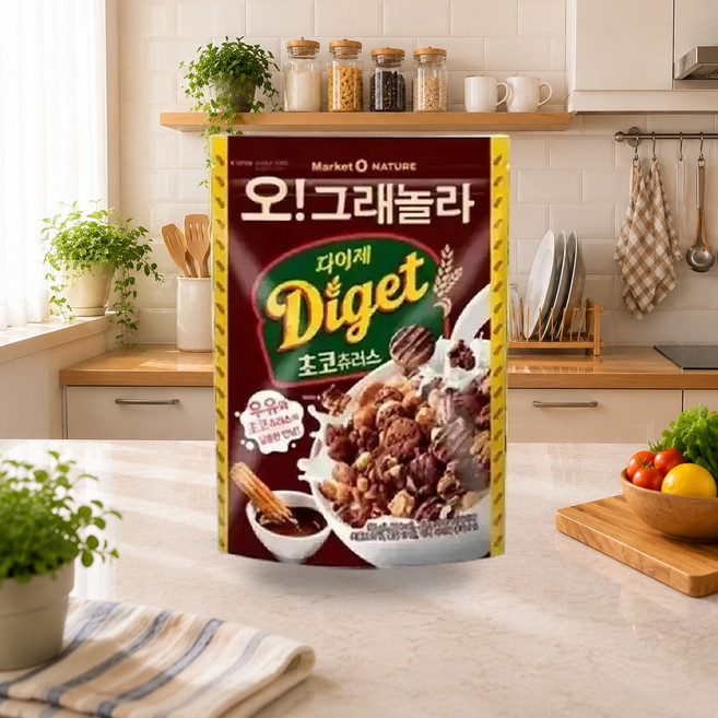 마켓오네이처 오!그래놀라 다이제 초코츄러스 300g 2개