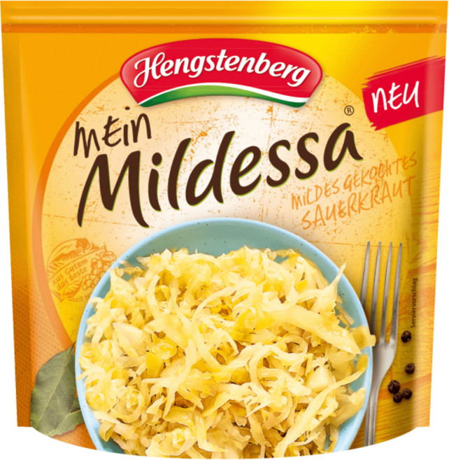 헹스텐베르그 밀데사마일드 즉석 사우어크라우트, 1개, 150g