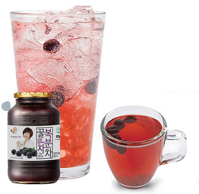 국내산 꿀 복분자차 1kg 액상차 복분자청 업소용, 1개, 1박스, 1개입