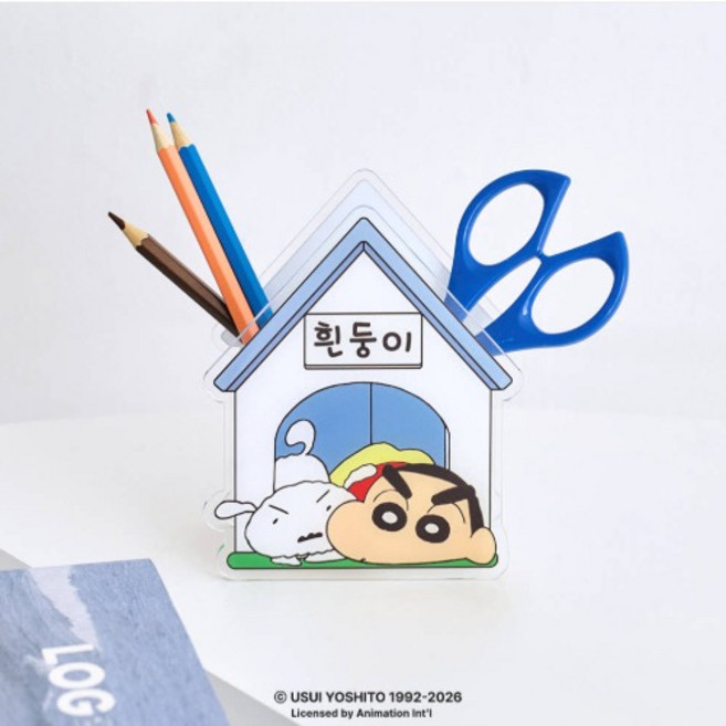 짱구는못말려 책상정리함_흰둥이 집, 1개