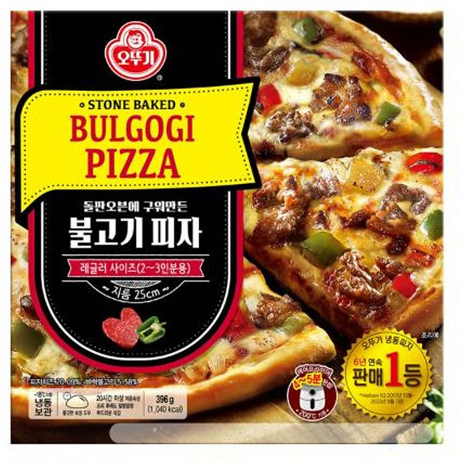 오뚜기 불고기 피자, 396g, 1개
