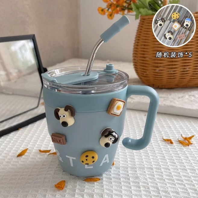 그로밋 텀블러 손잡이 스텐 머그 콜드컵