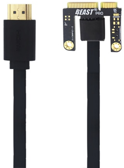 외장그래픽카드 노트북 외부 그래픽 카드용 exp gdc용 미니 pci-e 케이블 어댑터, 미니 pcie