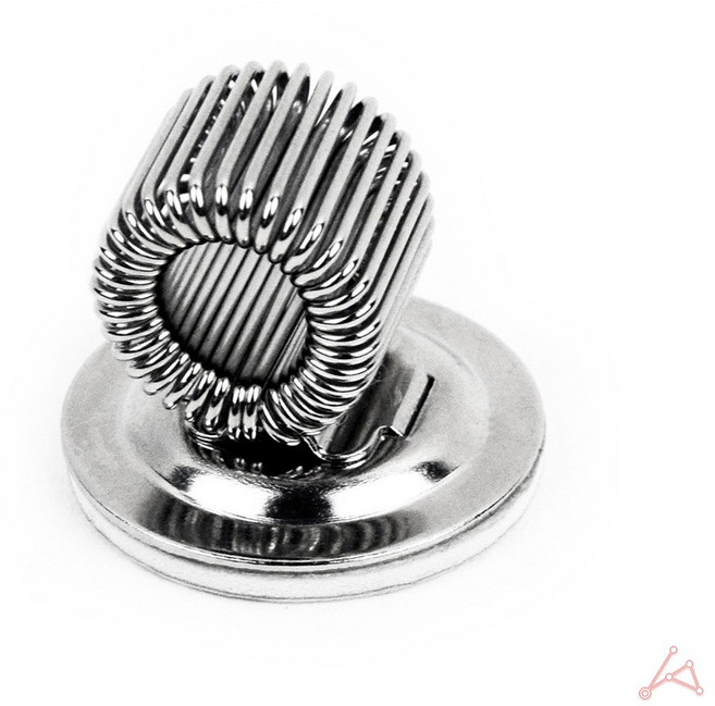 M7H_ 부착식 스프링 볼펜 홀더, 1개, 실버