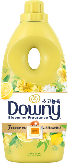 다우니 향수 초고농축 섬유유연제 시트러스 앤 버베나 본품, 1L, 1개