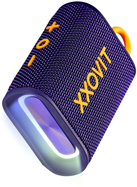 쏘빗 휴대용 미니 블루투스 스피커, XXOVIT-D1, 퍼플
