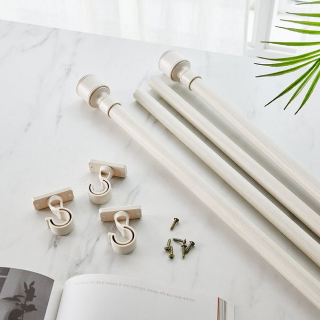 모던하우스 ON 25MM 아이보리 커튼봉 360-480 (16자), 1개