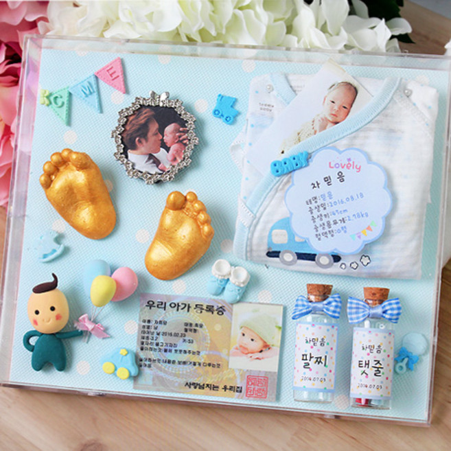 우주소년 클레이배냇액자(블루), 추가안함, 1개추가, 추가안함, 블루