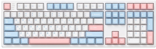 COX 108키 퀵스왑 기계식 유무선겸용 키보드, dusty sparkle, CS108/기기, 맘모스축