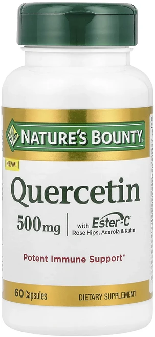 새해 첫좋은선물 Nature's Bounty Ester-C® 함유 퀘르세틴 캡슐 60정 제대로 할인합니다, NaturesBountyEsterC함유퀘르세틴캡슐60정, 1개 - 쿠팡