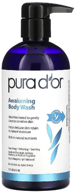 Pura Dor 퓨라도르- 어웨이크닝 바디 워시 473ml, 1개 - 쿠팡