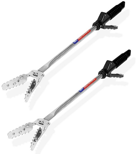 3S리빙 다용도 악어집게 70cm 청소 신발 해루질 장비 집게 도구, 혼합색상, 2개