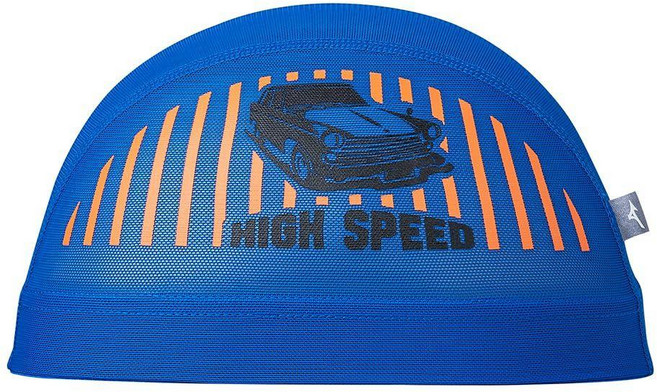 미즈노 수모 피트니스 수영 모자 메쉬 캡 M 27 블루 N2JWB014, 1개