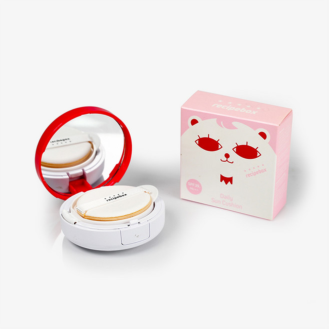 [에스키즈] 레시피박스 데일리 썬쿠션 SPF39+++ 아동 주니어 키즈 쿠션 화장품 SC-001, 1개, SC-001-FFF