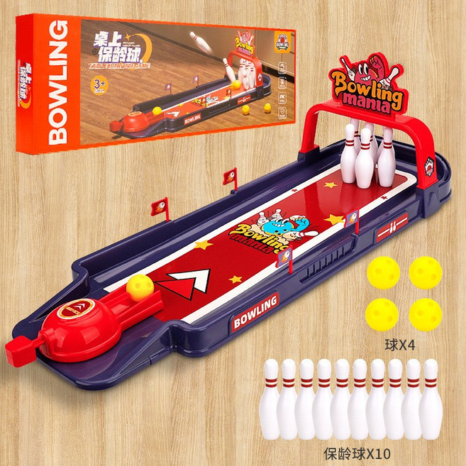 玩具桌面彈射保齡球對戰多功能競技桌遊生日禮物, 桌面彈射保齡球:桌面彈射保齡球, 1個