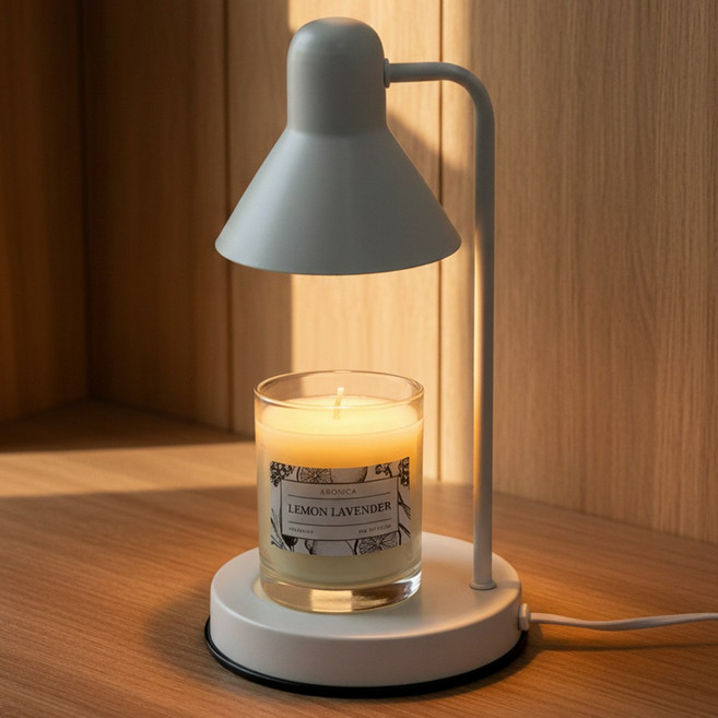 아로니카 퓨어 캔들워머 세트 (소이캔들+전구2개) 탈취 냄새제거 인테리어 무드등, 블랙/블랙체리, 블랙:블랙체리