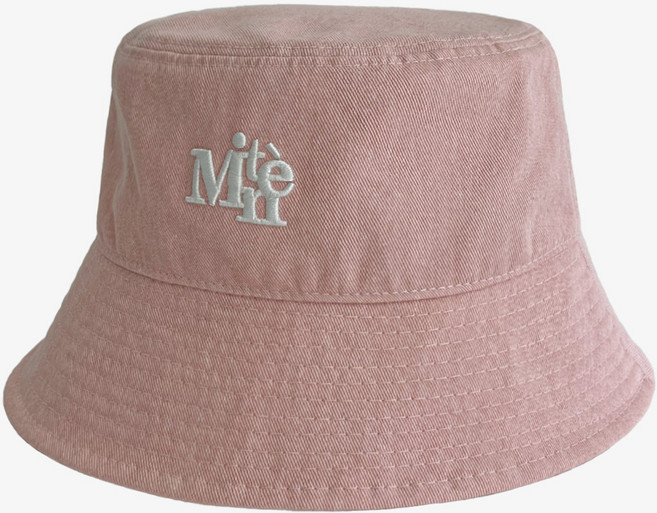 [미네티] 피그먼트 워싱 로고 버킷햇 여자 남자 벙거지 7color