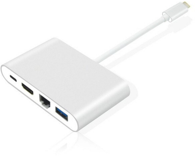 Type-C 轉 HDMI 網卡 USB Type-C 轉接器, 1個