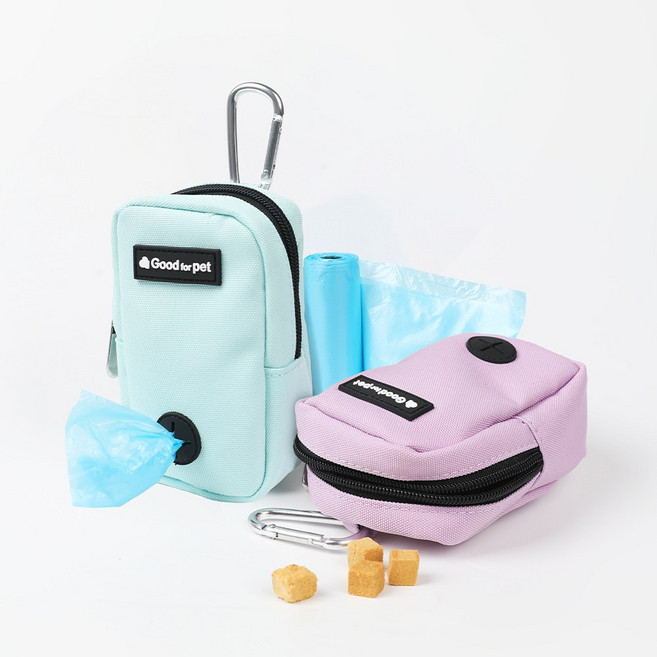 굿포펫 강아지 간식가방 트릿백, 1개, 퍼플