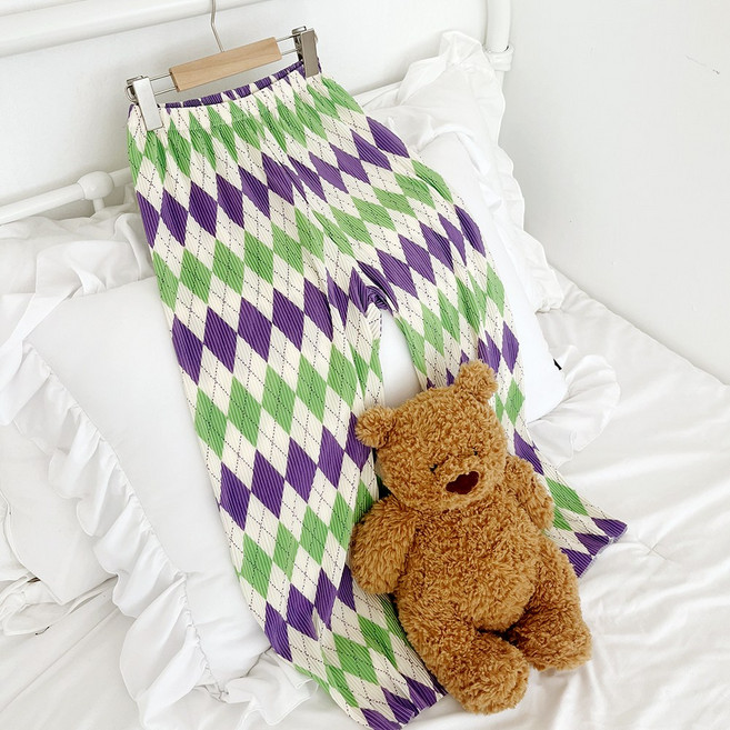 엘라운지 아동용 아이스 냉감 플리츠 팬츠