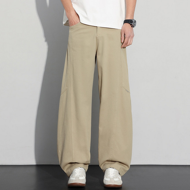 하울맨 남성 빅사이즈 커브드 순면 통바지