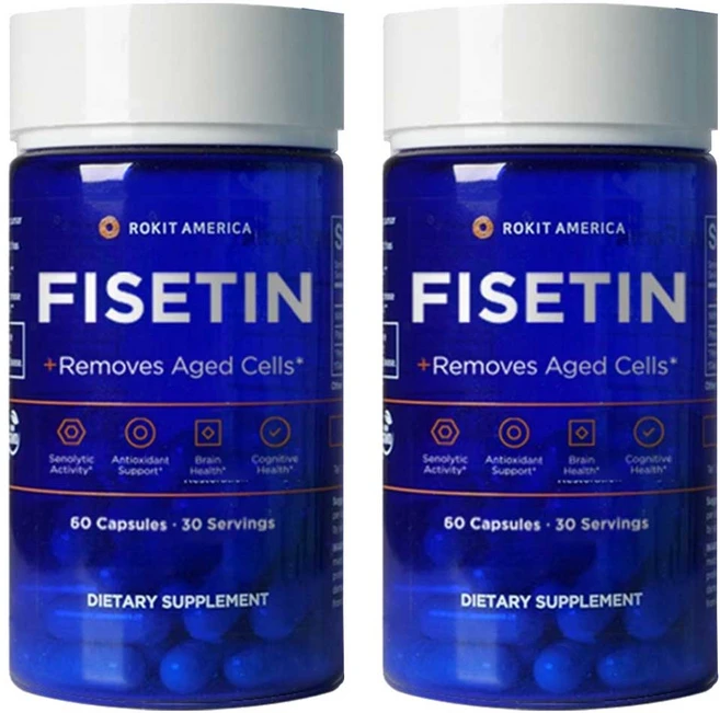 로킷아메리카 고순도98% 피세틴+바이오페린+비타민 C 복합제재, 2개, 60정 - 쿠팡