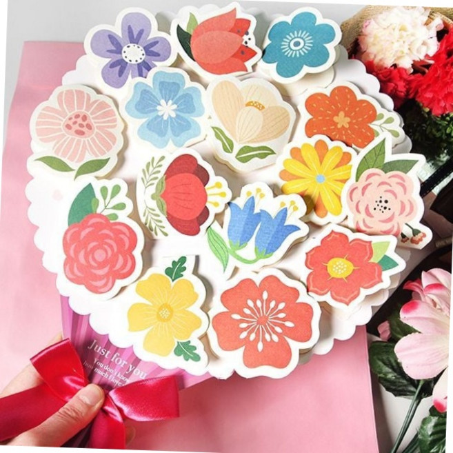 입체 꽃다발 롤링페이퍼 대형 감사 축하 편지지 세트 스승의날 어버이날 카드 단체편지