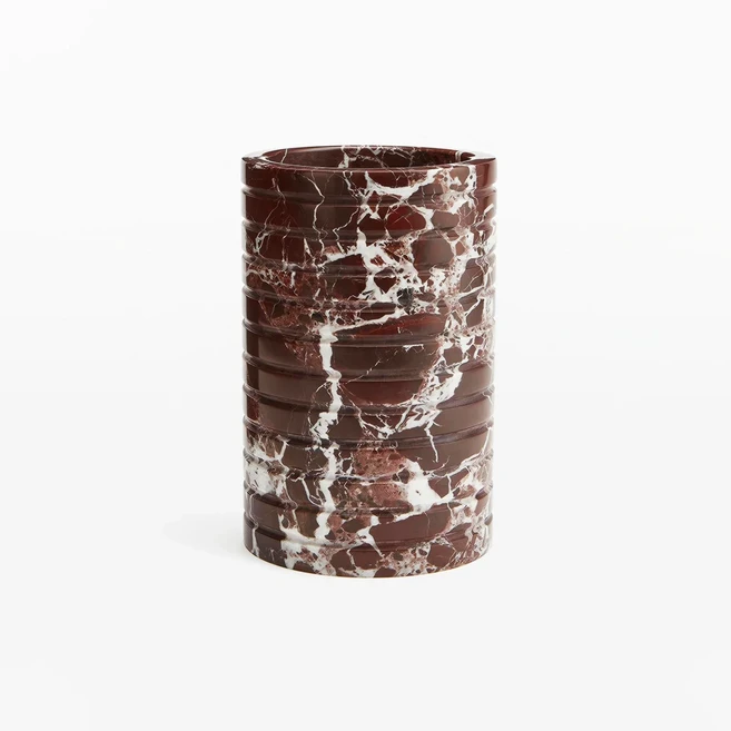 천연 대리석 와인 칠러 버킷 쿨러 (와인 & 샴페인용) 주방 수납 화병 파티 장식 바 카트 냉각 액세서리, 01 purple