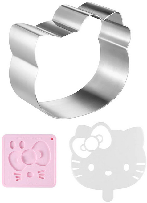 쉐프메이드 헬로키티 무스링 8인치 (데코도구세트), 1개