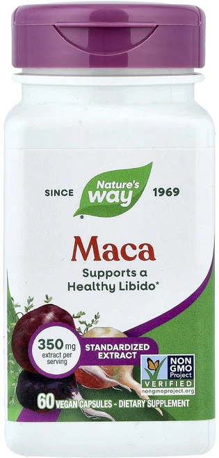 네이쳐스웨이 프리미엄 추출물 마카 350mg 베지캡슐 60정, 2개 - 쿠팡