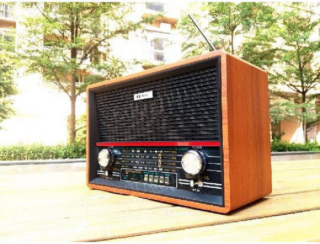 옛날라디오 진공관 라디오 골동품 엔틱 탁상용 아날로그 소형, B